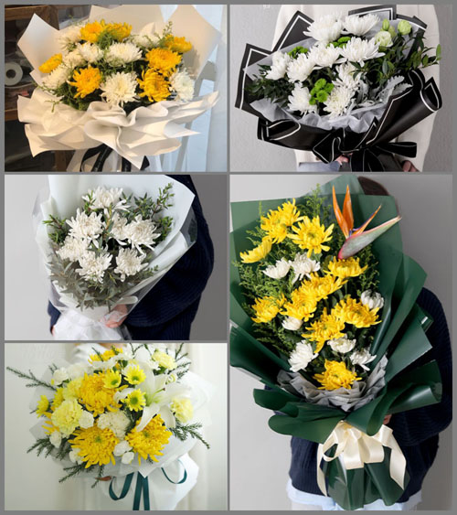 安徽淮南市潘集区祁集镇劝桥村白事花束代送